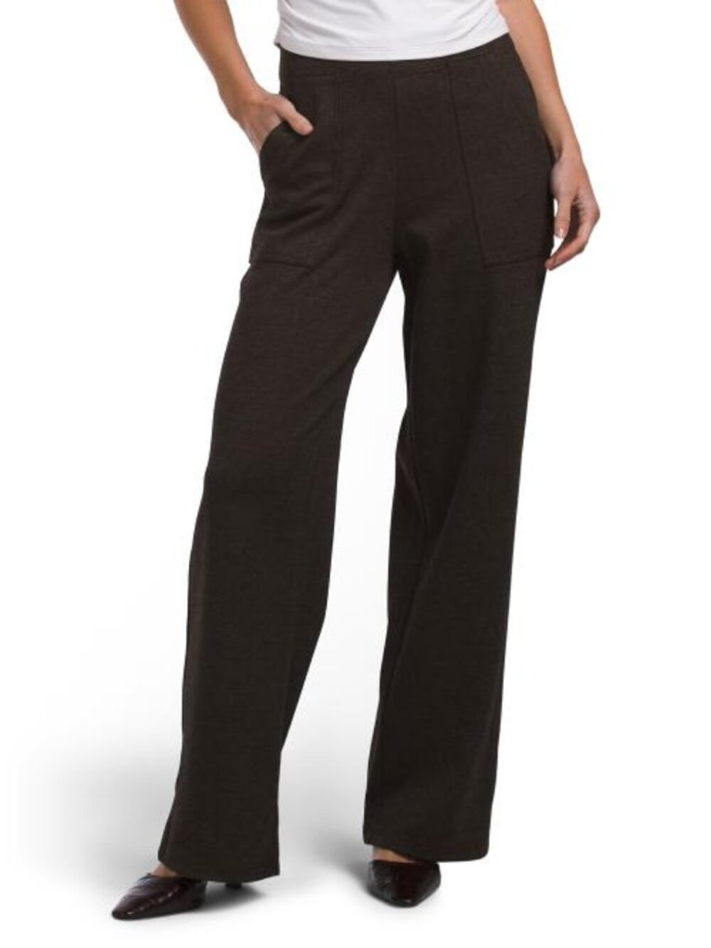 MAX STUDIO LONDON Double Knit Straight Leg Pants